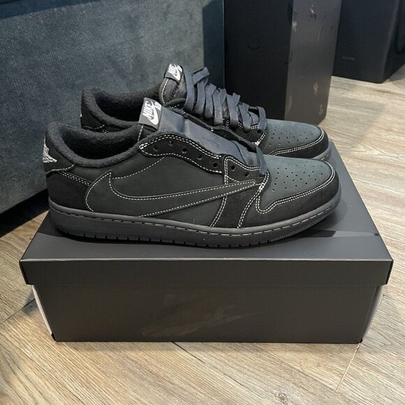 Air Jordan 1 Low OG SP Black Phantom - Picture 2 of 8